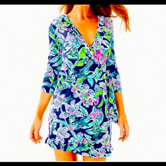 Lilly Pulitzer Pants - Lilly Pulitzer Jessalynne Wrap Romper Skort